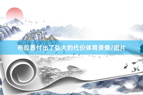 布拉茜付出了弘大的代价体育录像/图片