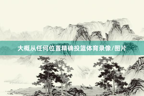 大概从任何位置精确投篮体育录像/图片