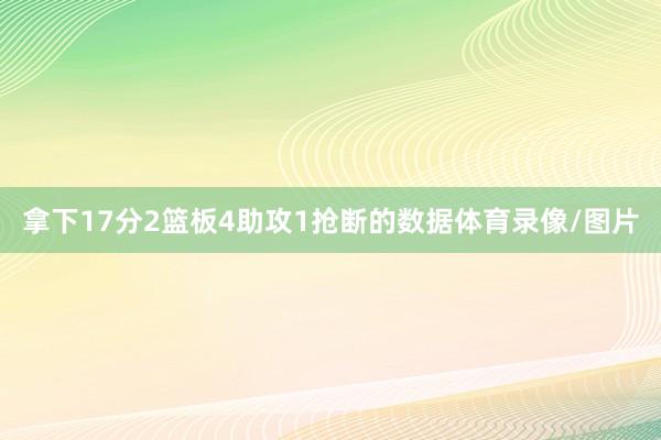 拿下17分2篮板4助攻1抢断的数据体育录像/图片