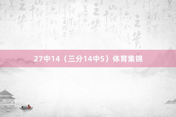 27中14（三分14中5）体育集锦