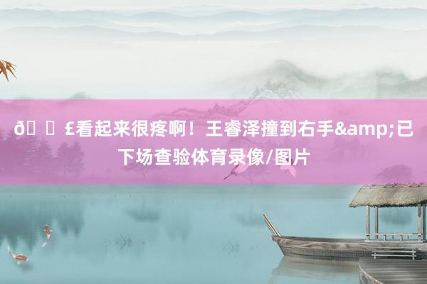 😣看起来很疼啊！王睿泽撞到右手&已下场查验体育录像/图片