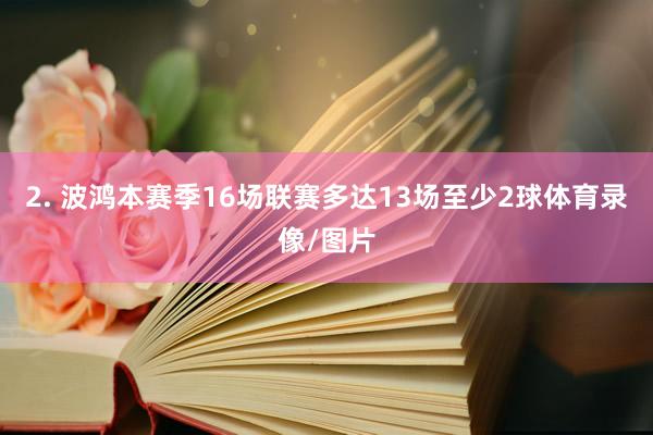 2. 波鸿本赛季16场联赛多达13场至少2球体育录像/图片