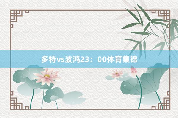 多特vs波鸿23：00体育集锦