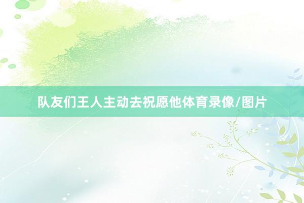 队友们王人主动去祝愿他体育录像/图片