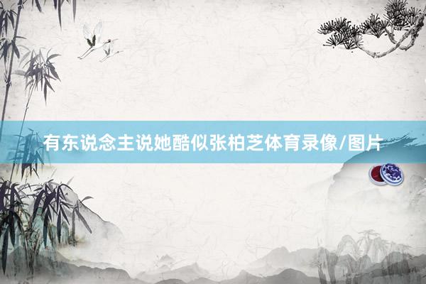 有东说念主说她酷似张柏芝体育录像/图片