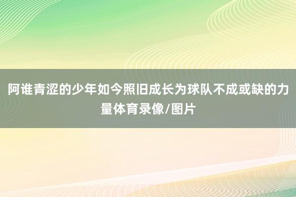 阿谁青涩的少年如今照旧成长为球队不成或缺的力量体育录像/图片