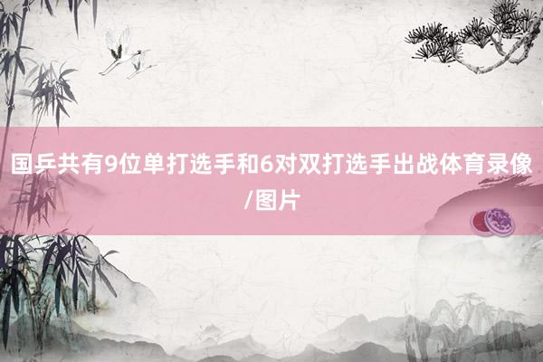 国乒共有9位单打选手和6对双打选手出战体育录像/图片