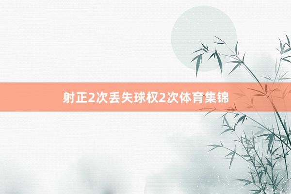 射正2次丢失球权2次体育集锦
