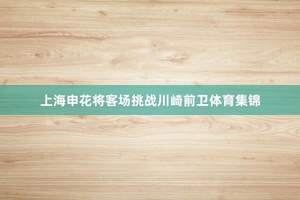 上海申花将客场挑战川崎前卫体育集锦