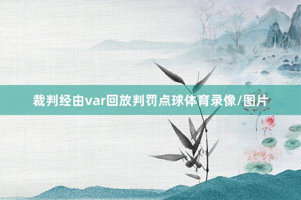 裁判经由var回放判罚点球体育录像/图片