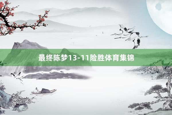 最终陈梦13-11险胜体育集锦