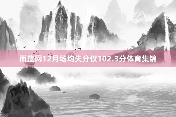 而篮网12月场均失分仅102.3分体育集锦